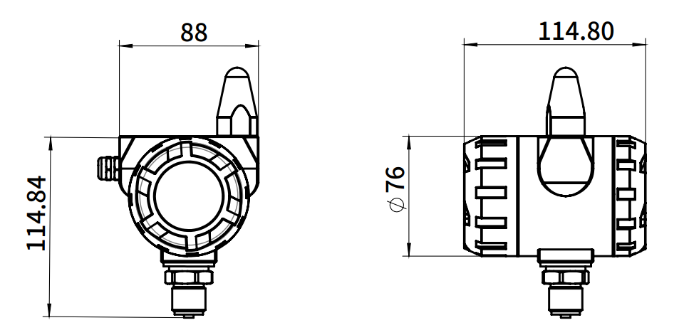 Bezdrátový digitální tlakoměr MD-S273