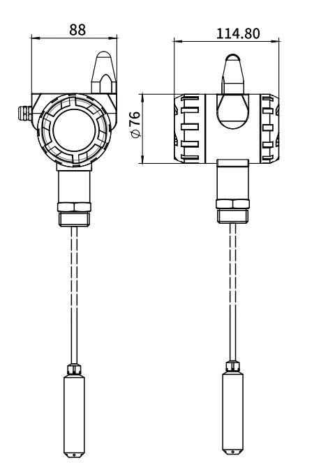 MD-S273 Brezžični digitalni merilnik tlaka nivoja tekočine